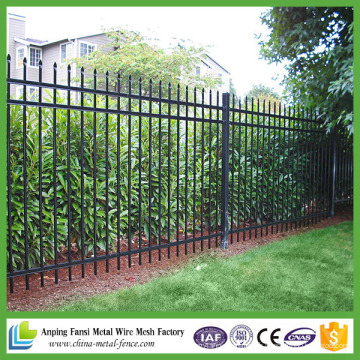 Anping Factory Privacy Garden Système de sécurité Spear Top Outdoor Steel Fence
